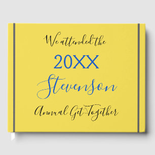 Minimal & Plain Family Gathering gastenboek