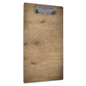 Minimal Plain Houten Foto Bruin Klembord (Rechts)