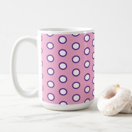 Minimal Polka Dot coffee mug Koffiemok