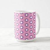 Minimal Polka Dot coffee mug Koffiemok (Voorkant rechts)