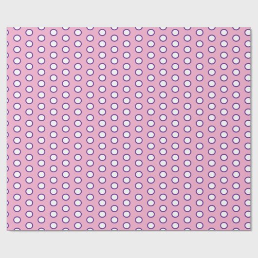 Minimal Polka Dot wrapping paper Cadeaupapier (Vlak)