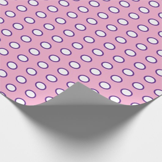 Minimal Polka Dot wrapping paper Cadeaupapier (Hoek)