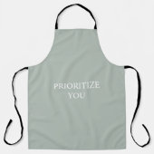 Minimal Prioritize You Quote Ash Colour Schort (Voorkant)