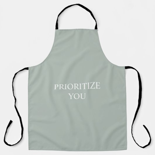 Minimal Prioritize You Quote Ash Colour Schort (Voorkant)