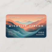 Minimal Professional Creative Designer Bright Visitekaartje (Voorkant)