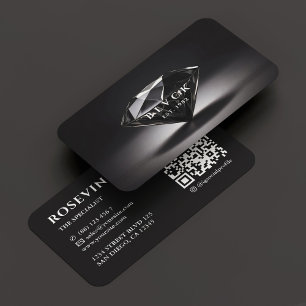 Minimal Professional Diamond Specialist Donker Visitekaartje