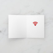 Minimal Punny Happy Valentines Day Feestdagen Kaart (Binnen)