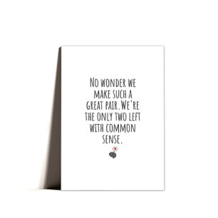 Minimal Punny Happy Valentines Day Feestdagen Kaart