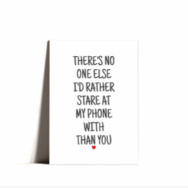 Minimal Punny Happy Valentines Day Feestdagen Kaart