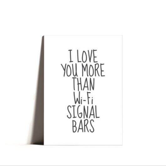 Minimal Punny Happy Valentines Day Feestdagen Kaart