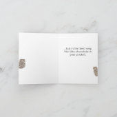 Minimal Punny Happy Valentines Day Feestdagen Kaart (Binnen)