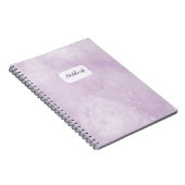 Minimal Purple Marble Notebook Notitieboek (Rechterzijde)