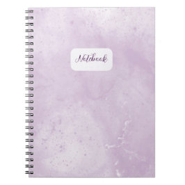 Minimal Purple Marble Notebook Notitieboek