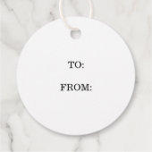 Minimal Red Heart Love Simple Modern Valentijn Bedankjes Labels (Achterkant)