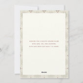 Minimal Religious Family Arch Photo Christmas Feestdagenkaart (Achterkant)