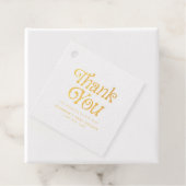 Minimal Retro Baby shower Bedankt Bedankjes Labels (Met doos)