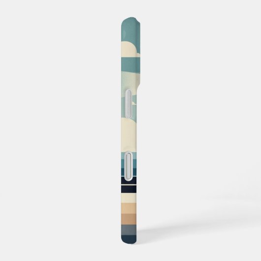 Minimal Retro Lighthouse iPhone 16 Hoesje (Rechterkant)