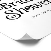 Minimal Retro Vrijgezellenfeest Welkomstbord Poster (Hoek)