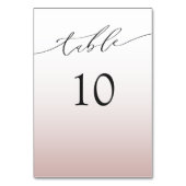 Minimal Rose Gold Wedding Kaart (Achterkant)