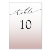 Minimal Rose Gold Wedding Kaart (Voorkant)