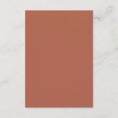 Minimal Rust Green Eucalyptus Krans Details Informatiekaartje (Achterkant)