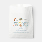 Minimal Rustic Par-Tea Cookie Baby shower Bedankzakje (Voorkant)