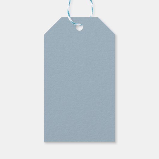 Minimal Rustic Par-Tea Cookie Baby shower Cadeaulabel (Achterkant)