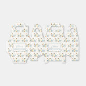 Minimal Rustic Par-Tea Cookie Pattern Baby shower Bedankdoosjes (Uitgevouwen)