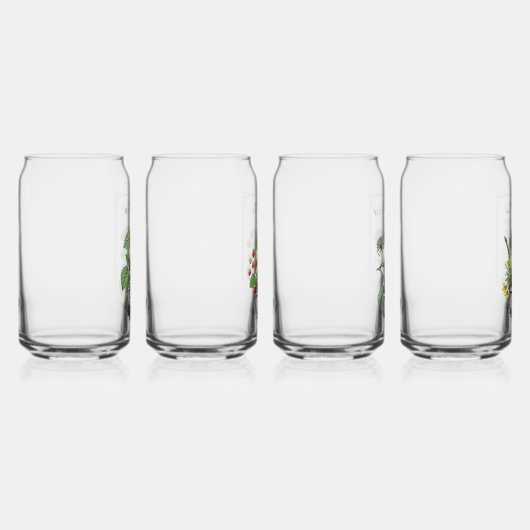 Minimal Rustic Strawberry Sketch van CallisC Arts  Blikvorm Glas (Rechts)