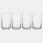 Minimal Rustic Strawberry Sketch van CallisC Arts  Blikvorm Glas (Links)