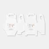 Minimal Sage Groene Boho Jongenskleding Baby showe Bedankdoosjes (Uitgevouwen)