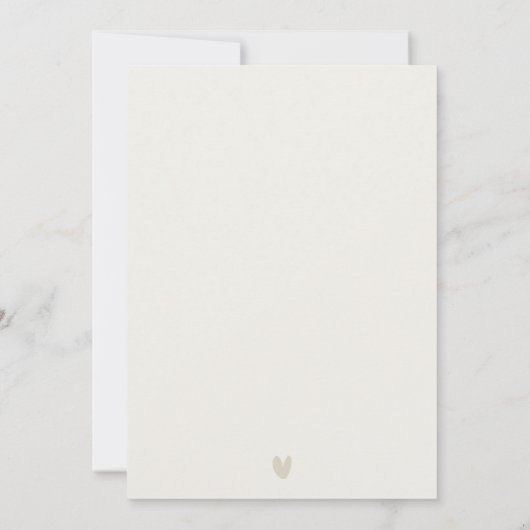 Minimal Santorini Griekenland Waterverf Verjaardag Kaart (Achterkant)