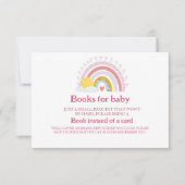 Minimal Schattige Rainbow Sun Pink Baby Boeken voo Kaart (Voorkant)