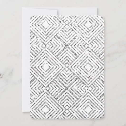 MINIMAL SCRIPT eenvoudige moderne bruiloft marine Kaart (Achterkant)