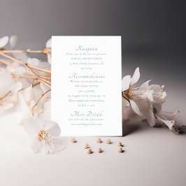 Minimal Script Elegant Enclosure Kaart