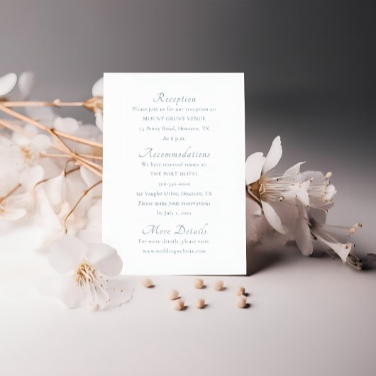 Minimal Script Elegant Enclosure Kaart