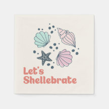Minimal Seashell Verjaardag