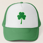 Minimal Shamrock St Patrick’s Day Shirt – boné Trucker Pet (Voorkant)