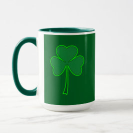 Minimal Shamrock St Patrick’s Day Shirt – caneca Mok