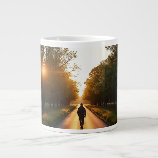 Minimal Silhouette Mug Grote Koffiekop (Voorkant)