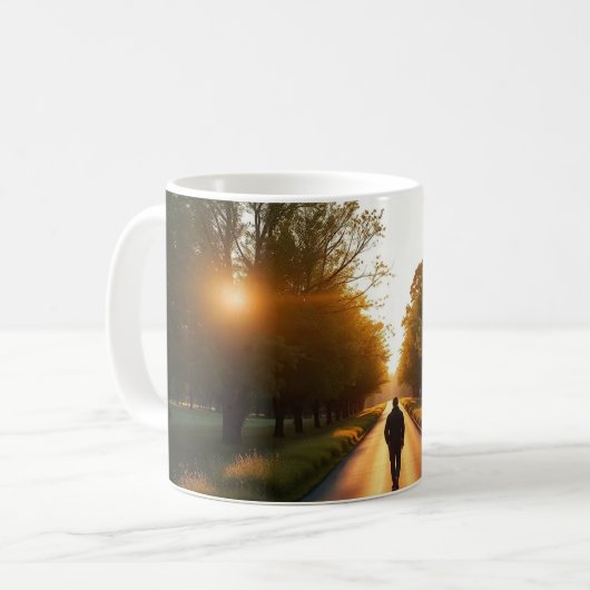 Minimal Silhouette Mug Koffiemok (Voorkant links)