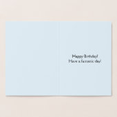 Minimal Silver Foil 21st Birthday Wenskaart Folie Kaarten (Binnen)