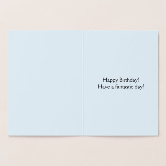 Minimal Silver Foil 21st Birthday Wenskaart Folie Kaarten (Binnen)