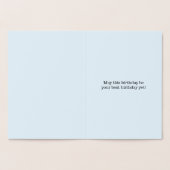 Minimal Silver Foil 60th Birthday Wenskaart Folie Kaarten (Binnen)