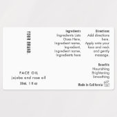 Minimal Simple 1oz 30ml Dropper Bottle Waterproof Labels (Design 2)