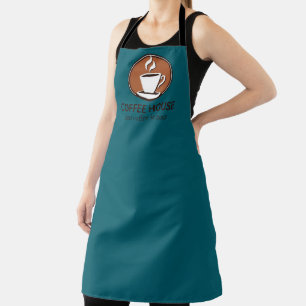 Minimal Simple Coffee Shop barista visitekaartje Schort