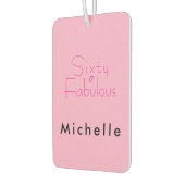 Minimal Sixty & Fabulous 60th Birthday Party Luchtverfrisser (Links)