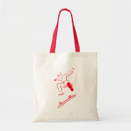 Minimal Skater  Tote Bag