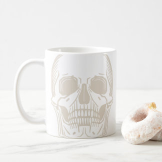 Minimal Skull Coffee eerste Mok