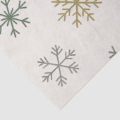 Minimal Snowflakes Seamless Pattern Tissuepapier (Detail)
